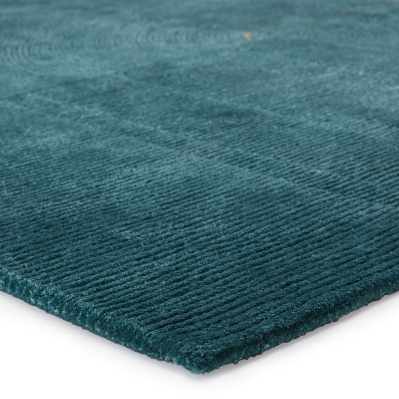 Star Hand Tufted Teal Rug AllModern